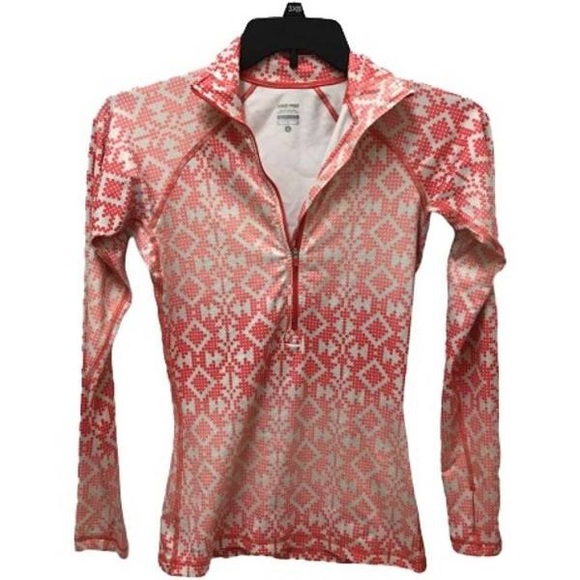 Nike Pro Dri Fit Qtr Zip Pullover, peach ombre’ - Picture 4 of 15